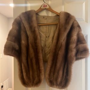 Fur shrug